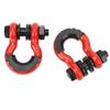 2PCS 3 4 Inch D Ring Shackles with 7 8in Pin and Washer 5952lbs Break Strength for Tow Strap Winch Off Road Vehicle