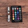 2Pcs T10 5050 W5W 6 Smd Remote Control Rgb Led Car Dome Reading Light Lamp Bulb