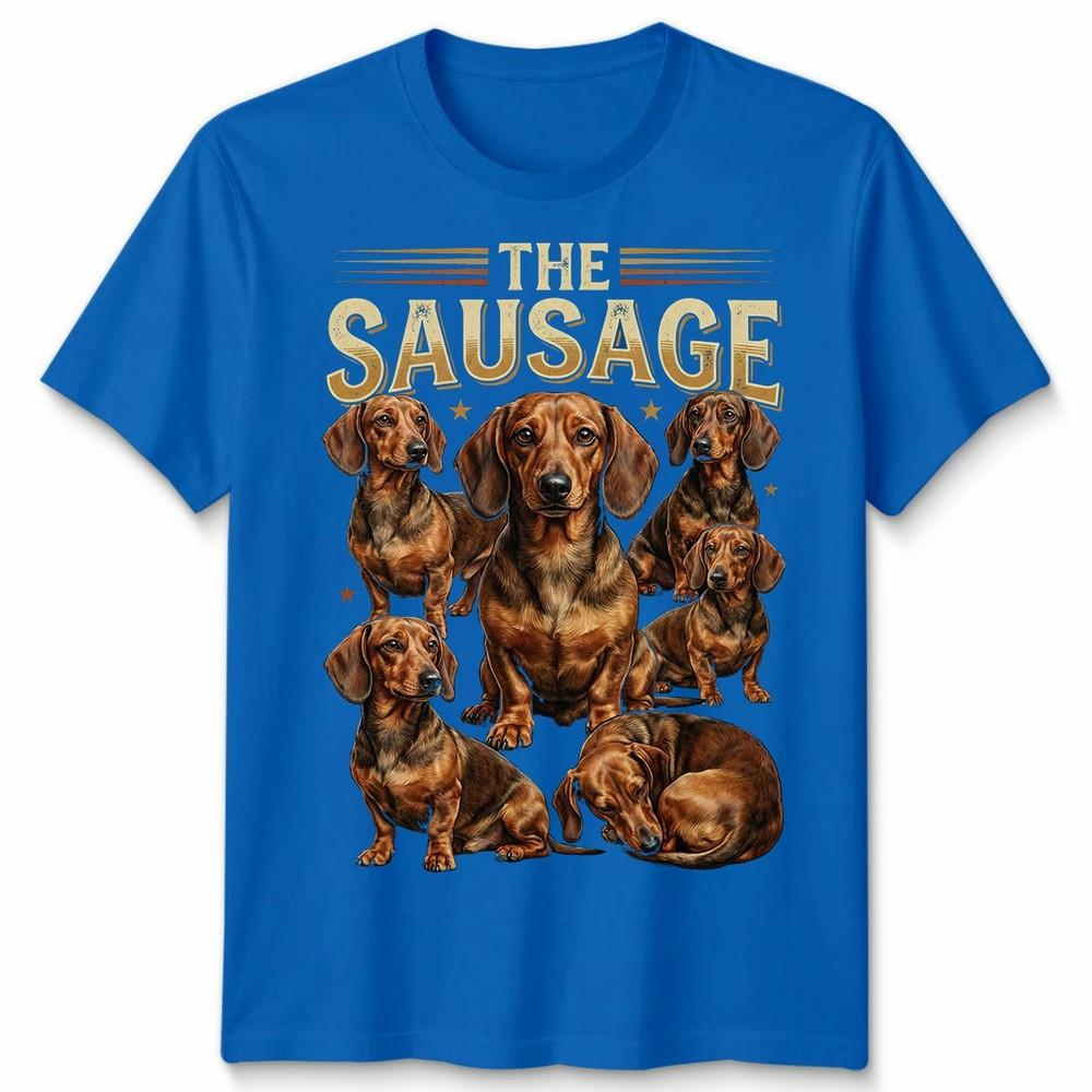 Dachshund Dog Unisexs Unisexs T Shirt Vintage 90s Retro Sausage Dog Pet Unisex Tee