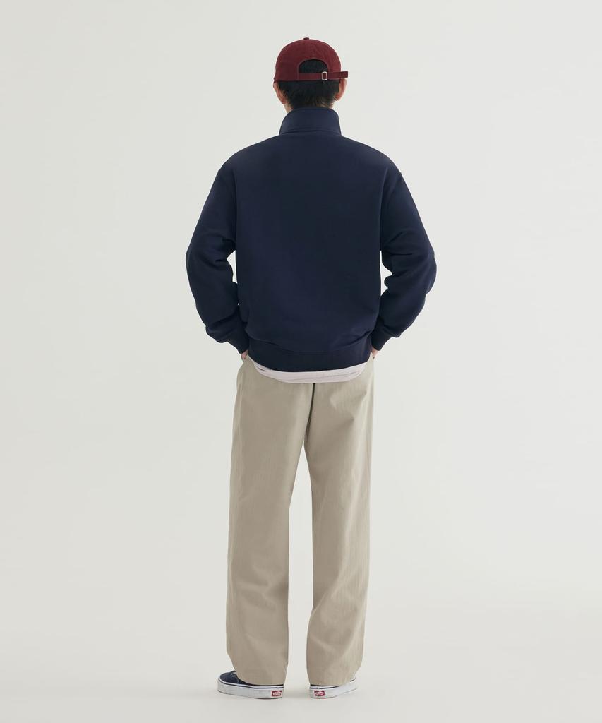 COVERNAT C-Logo Half-Zip Sweatshirt Heather Gray