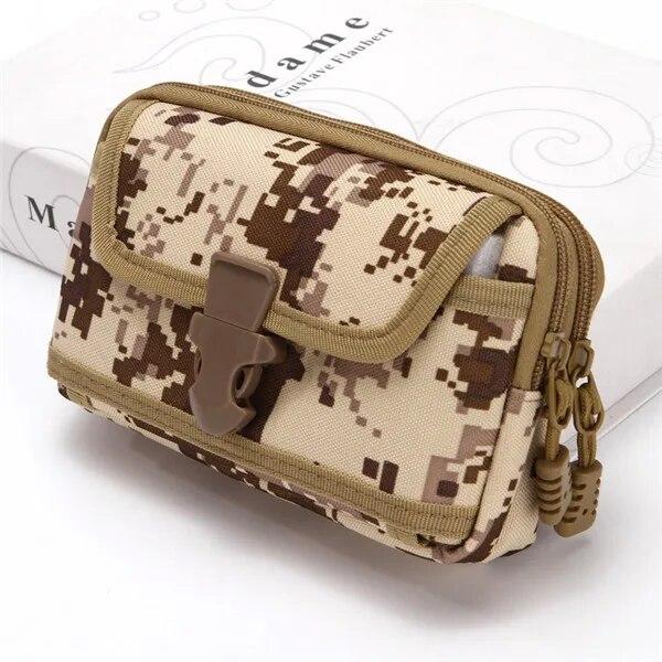 

Камуфляж Molle Bag Belt Waist Outdoor Wallet Portse Utility EDC for 6.5 Inch Phone Hunting
