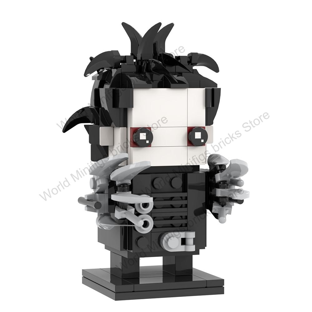 MOOXI MOC Silent Hills Rote Pyramide Dinge Horrorfilm Spiel Brickheadz Bausteine Geschenk Spielzeug für Kinder Erwachsene Steine Medol