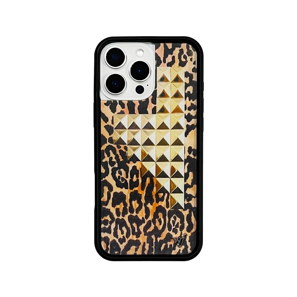 Wildflower fashion 3D Willow Nail Rose Cases for iPhone 12 13 14 15 16 Pro Max Plus 17 pro Cowboy splicing cloth wf Phone Case