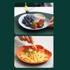 Kitchen Breakfast French Fries Plate With Seasoning Sub-Grid Household Snack Dry Fruit Plate Children Cute Table Spit Bone Plate