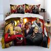 Game King Of Fighters Retro Bedding Set Boys Girls Twin Queen Size Duvet Cover Pillowcase Bed Kids Adult Home Textileextile Tool