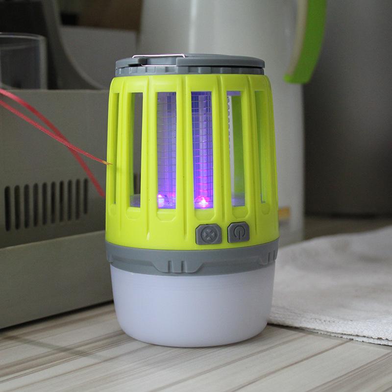 Solar-Powered Outdoor Waterproof Mosquito Killer and Emergency Light