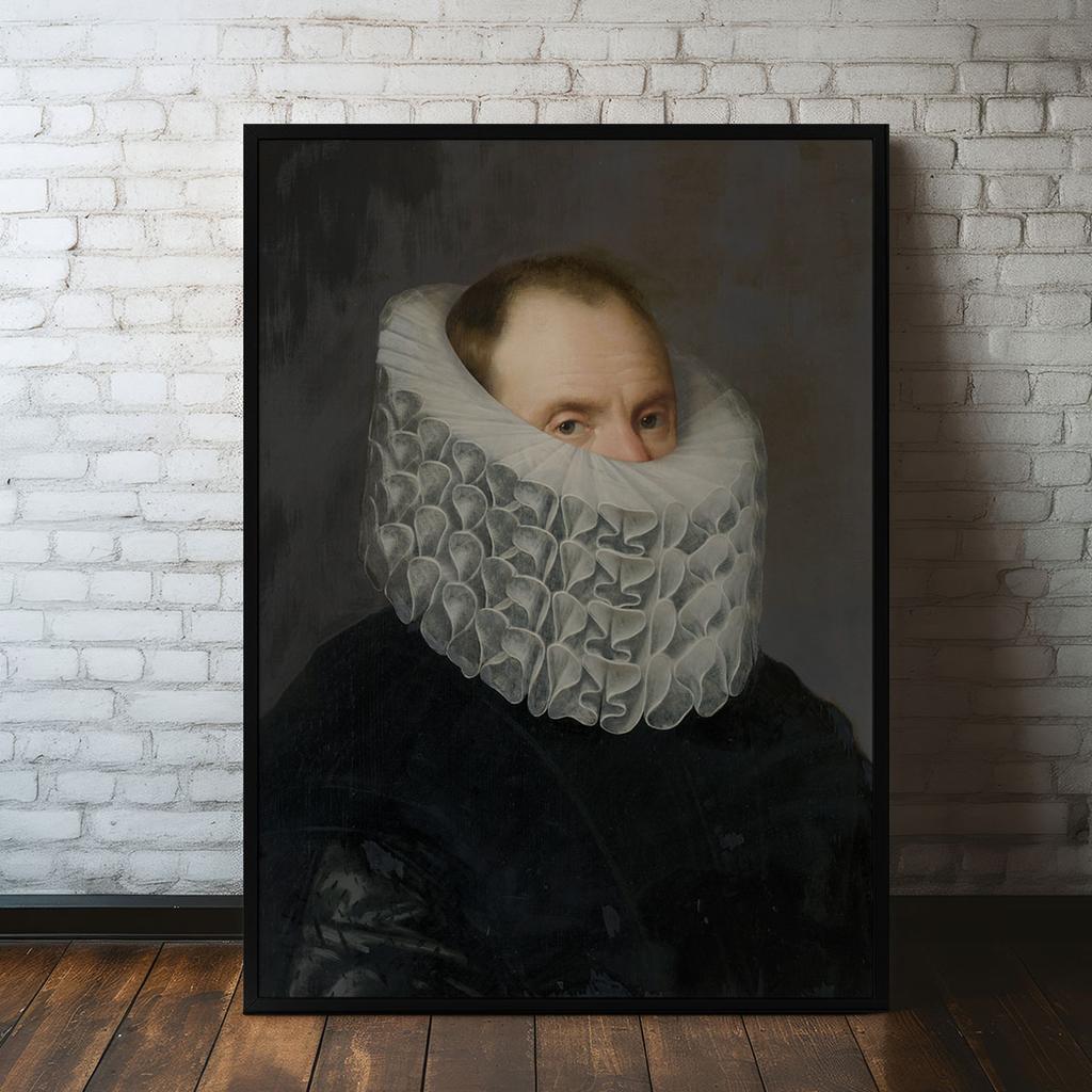 Poster Portrait White Lace