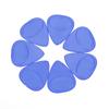 10PCS Guitar Pick Holder Plectrum Musical Instrument Accessory(0.46mm 1mm Thickness)(Blue)