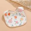 Pure Cotton Waterproof Baby Bibs for Boys - Newborn Feeding Drool Bibs