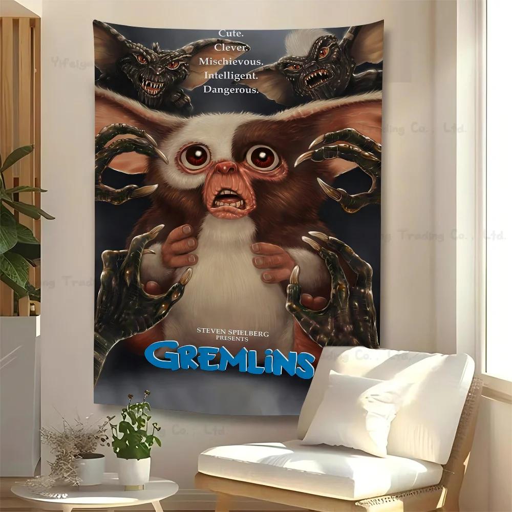 Gremlins Movie Hanging Bohemian Tapestry Hanging Tarot Hippie Wall Rugs Dorm Japanese Tapestry