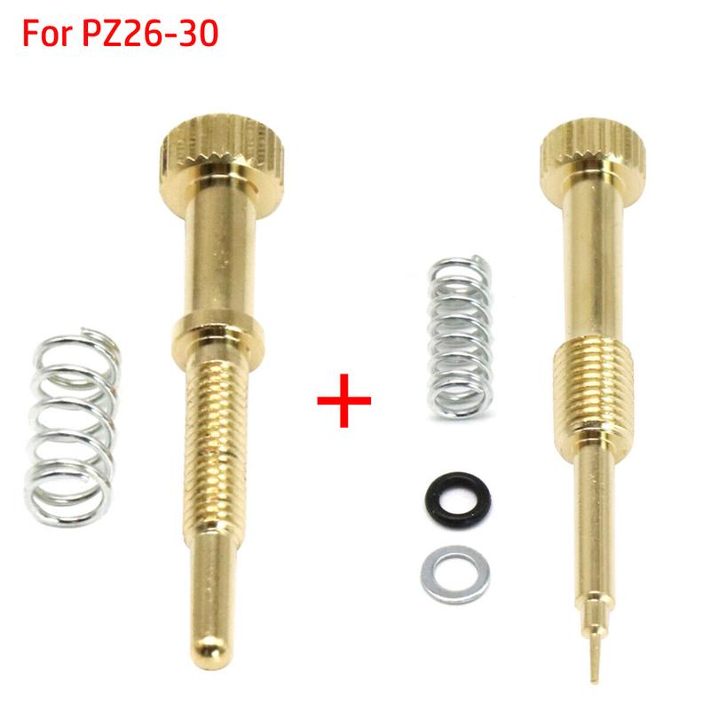 Parts Mixture Screw Replacement Vehicle Air Fuel Mixture Screw Idle Speed Adjustment Screw 2pcs/set For PZ26 PZ27 PZ30 Carb