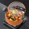 Non-Stick Chubby Micro-Pressure Pot Large Capacity Soup Pan Practical Stew Pot  Stove