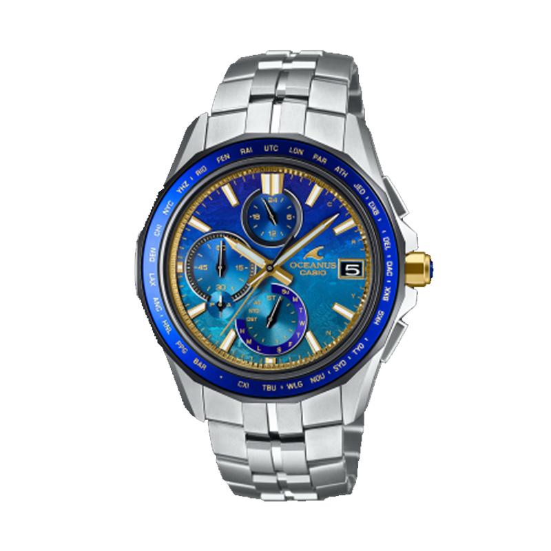 

CASIO Unisex OCEANUS Blue Watch OCW-S7000SS-2A OCW-S7000SS-2A Blue Dial