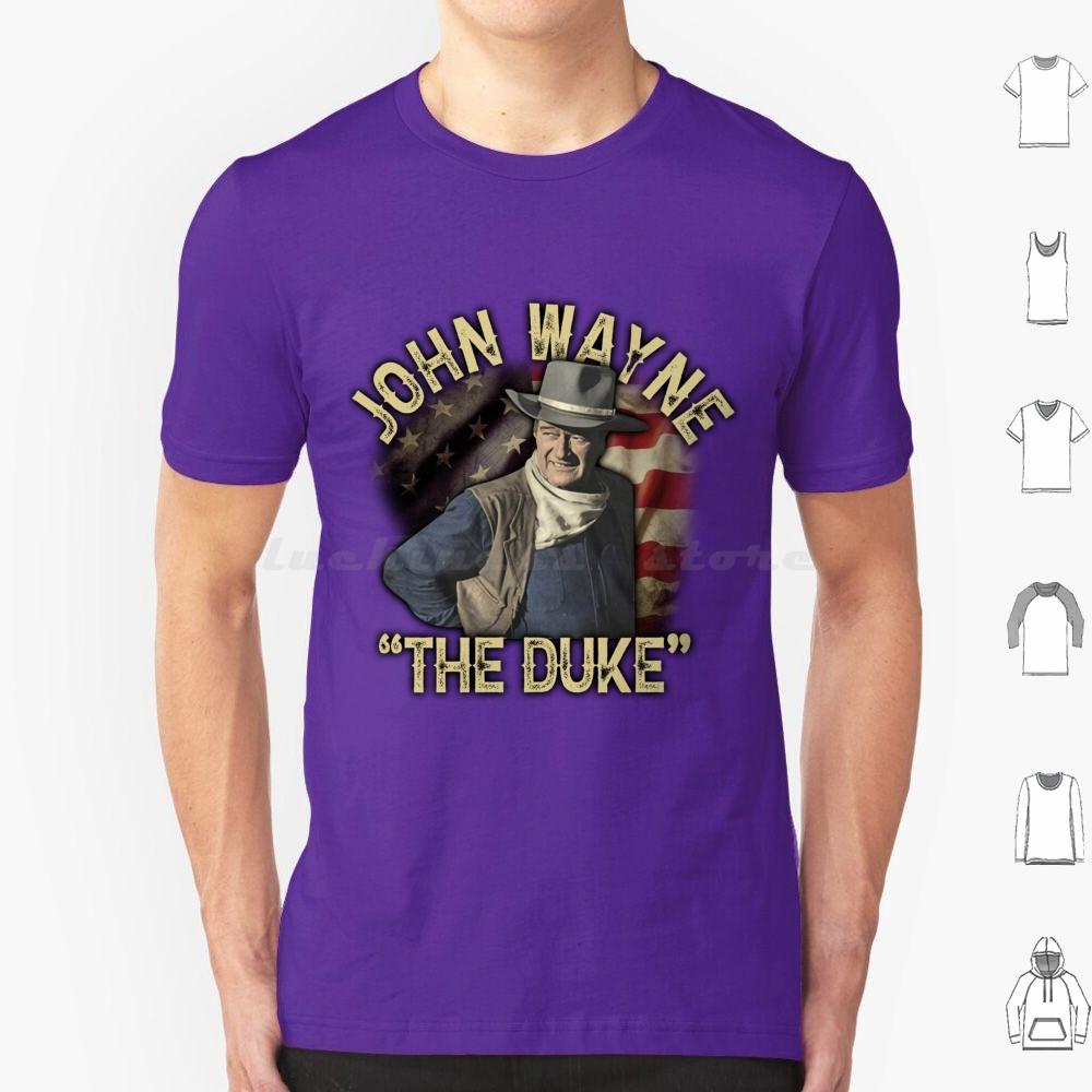 John Wayne The T Shirt Cotton Men Women DIY Print John Wayne Absinthe Joanne Cinema Fotografia Magliette The John Wayne Bravo