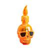Halloween Totenkopf Lampe Realistische Batterie-Betrieben Kerze Lampe Skelett Kopf Gefälschte Flammenlose Party Dekoration