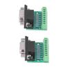 Screw Terminal DB9 Connector Adapter Breakout Connector for RS232 RS485 Electronic Component