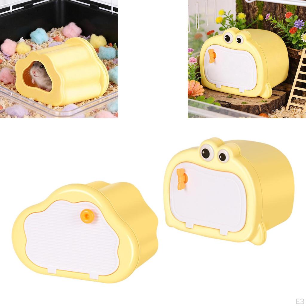 Hamster Bed Cave Small Animal Activity Toy Cozy Habitat Decor Hideaway for Animals Dwarf