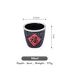 Sushi bamboo chops Barbecue dish decoration Platter ornaments Seafood posture flowers and plants Japanese sashimi decorations-A