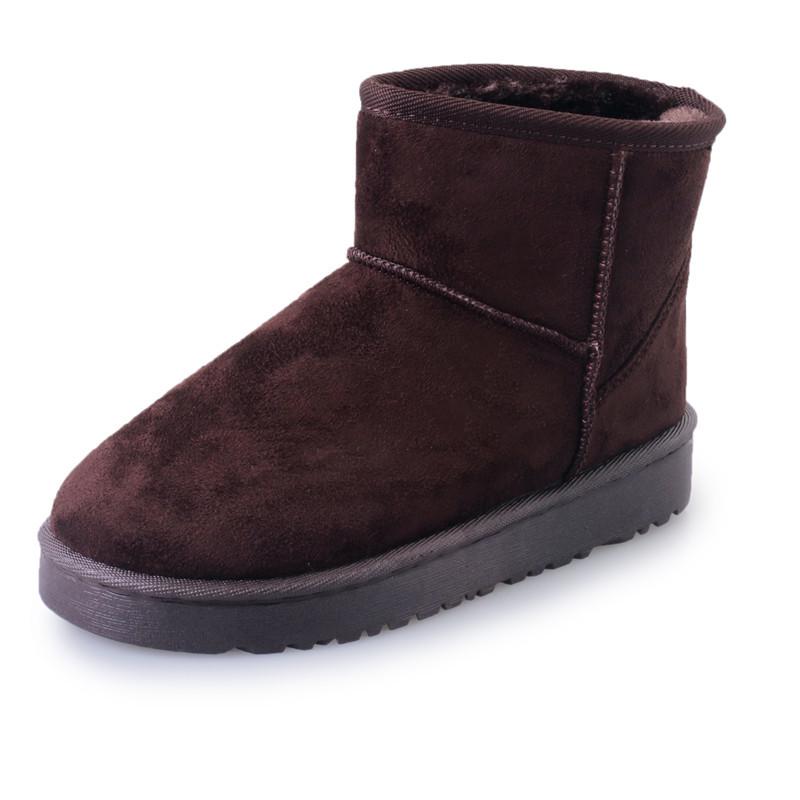 Cotton Shoes Women's Winter Boots Snow Boots Women Plus Thickened Warm Flat Short Boots Women Non-slip