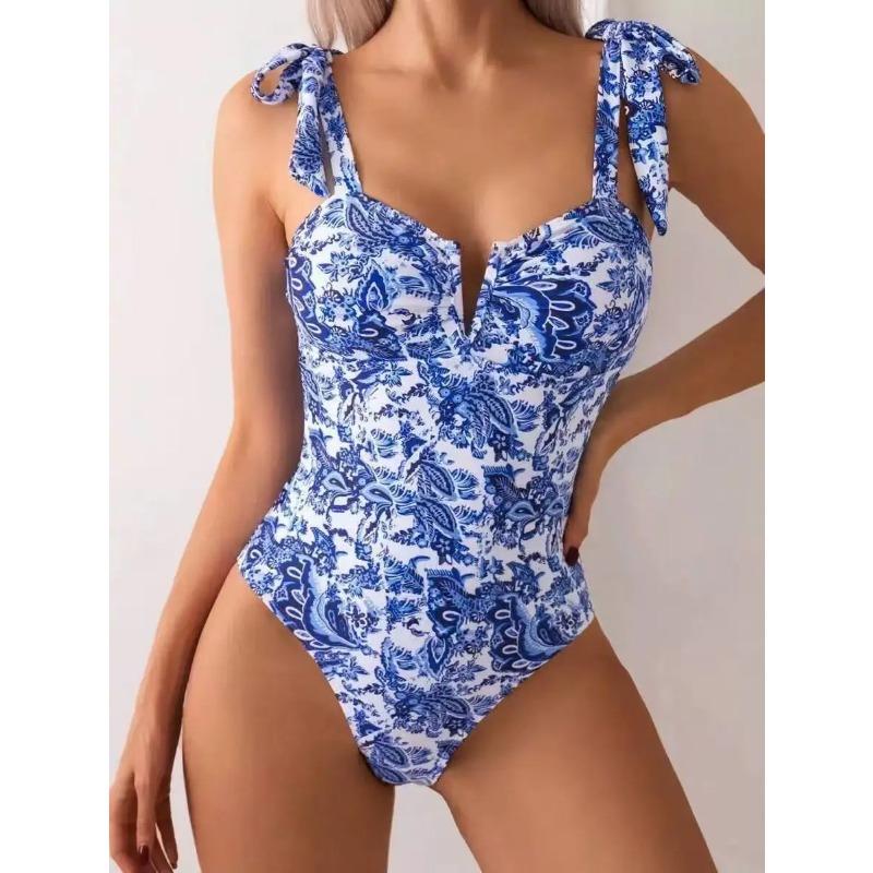 

2025 Новый купальник Женский сексуальный купальник Слитный купальный костюм Купальник Набор бикини Пляжная одежда Монокини L синий