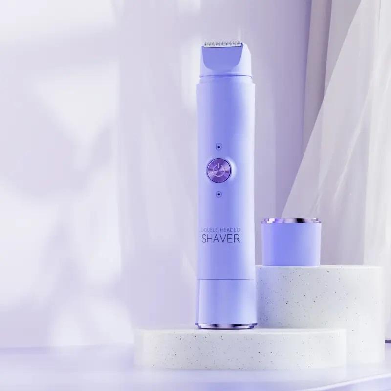Xiaomi 2-in-1 Wireless Rechargeable Electric Shaver, Suitable for Women - Dual Head Bikini Trimmer, Suitable for Both Dry and Wet Use