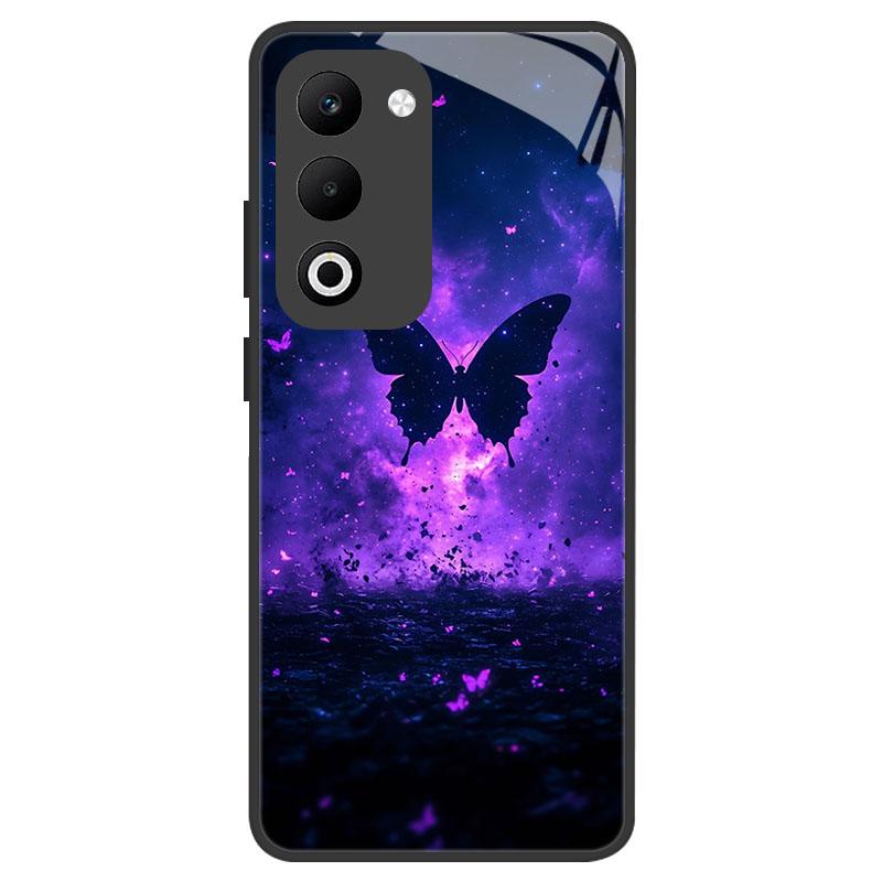 For OPPO A5 A5M Case Luxury Tempered Glass Phone Case For Oppo A5i Pro Shockproof Hard PC Back Cover Camera Protection Fundas