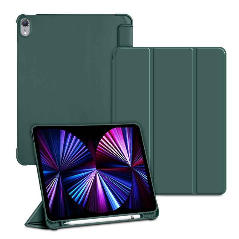 For iPad A16 Case 11th 10th Gen Mini 6 7 For iPad Air 4/5 11 M2/M3/M4 10.9 Shock Case with Side Pencil Holder 3-Fold Cover