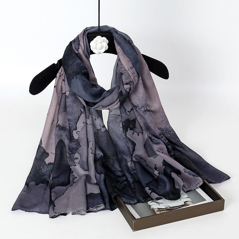 2024Hot Selling New Printed Scarf for Muslim Women s Headscarf Thin Shawl for Muslim Women s Headscarf Islamic Headscarf Ramadan