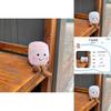 Adorable Soft And Creative Two-tone Marshmallow Plush Keychain Doll For Couples