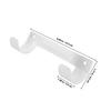 Wall Mounted Ironing Board Holder Heavy Duty Iron Hook with Anti-Slip Eva Pads for Laundry Room Organization Storage Solution