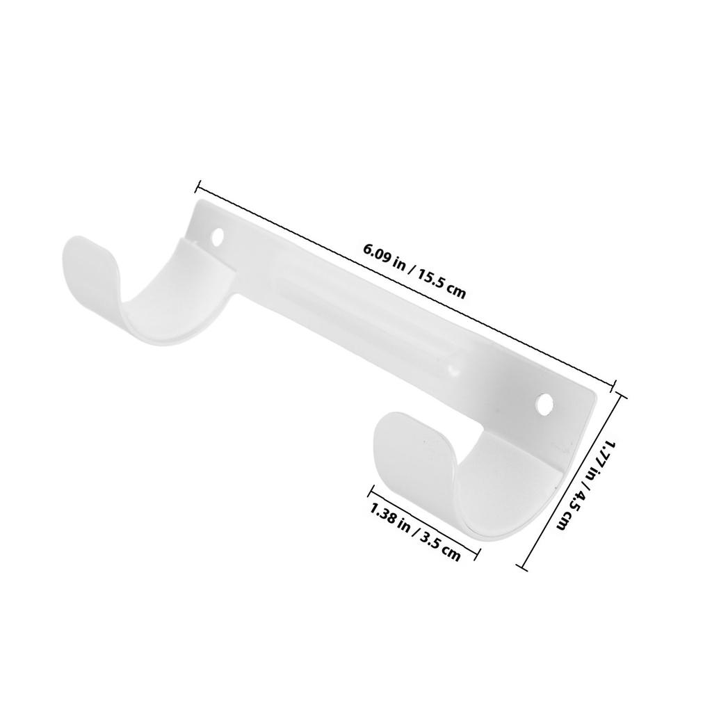 Wall Mounted Ironing Board Holder Heavy Duty Iron Hook with Anti-Slip Eva Pads for Laundry Room Organization Storage Solution