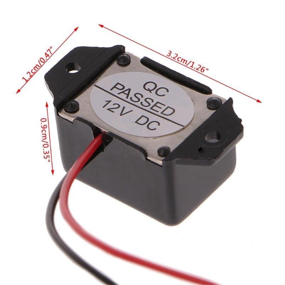 Alarm buzzer DC 12V 85dB mini electronic alarm buzzers constant^US