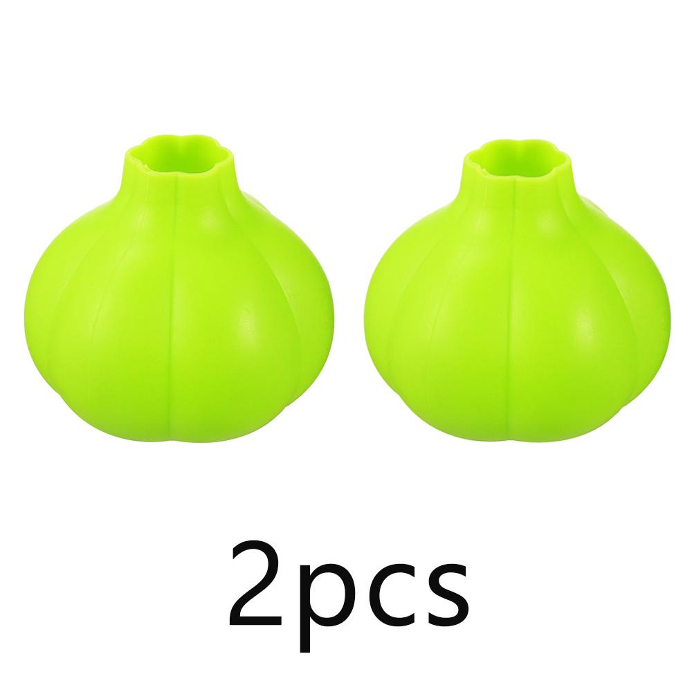 1-4pcs Garlic Peeler Creative Silicone Roller Peeling Garlic Tools Green Simple Convenient Easy To Clean Perfect Kitchen Gadgets