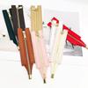 15cm Metal Zippers 5cm Wide PU Gold Close-end Wear Resistant for Handbag Shoulder Bag DIY Sewing Leather Craft Accessories