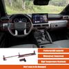 Center Console Screen Frame Cover Trim Compatible with Toyota Tacoma 2024 2025 14.3IN Screen Version, Car Interior Decoration Accessories (Carbon