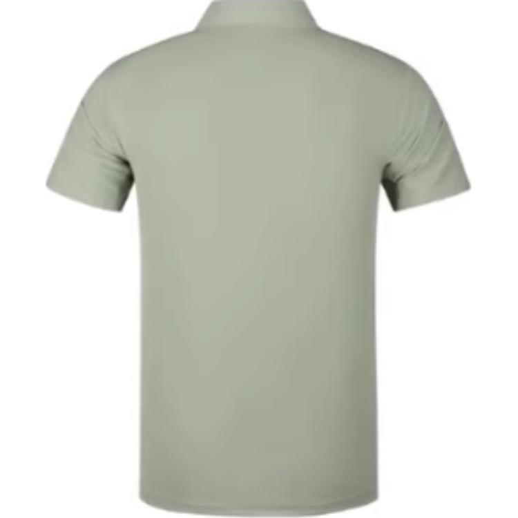 Asics Solid Color Sports Moisture-Wicking Sun Protection Quick-Dry Polo Shirt Men tops Green 2031E661-300