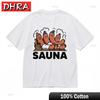 Womens Plus Size Breathable Classic TShirt Steam Fun with Happy Sausages Tee Streetwear Clothing Tops for Summer Style TShirt