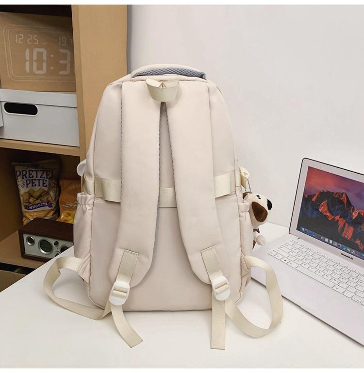 Korean Style Color Block Backpack - Trendy Large Capacity for Students & Travelers