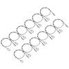PATIKIL 0.5m Security Wire 8pcs Stainless Steel 2mm Diameter Security
