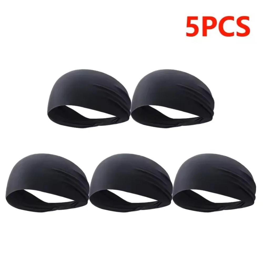 Breathable Elastic Sweat Headband, Moisture Wicking Sports Sweatband for Men Women Running Yoga Gym Basketball Outdoor Workout