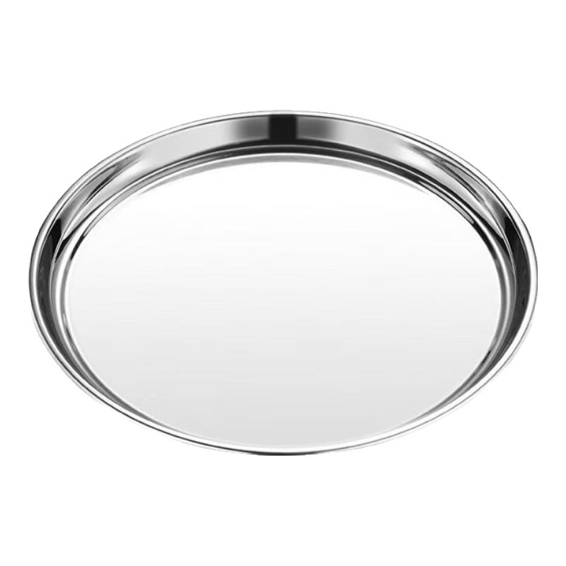 Wei Yi Thickened Stainless Steel Deep Round Plate