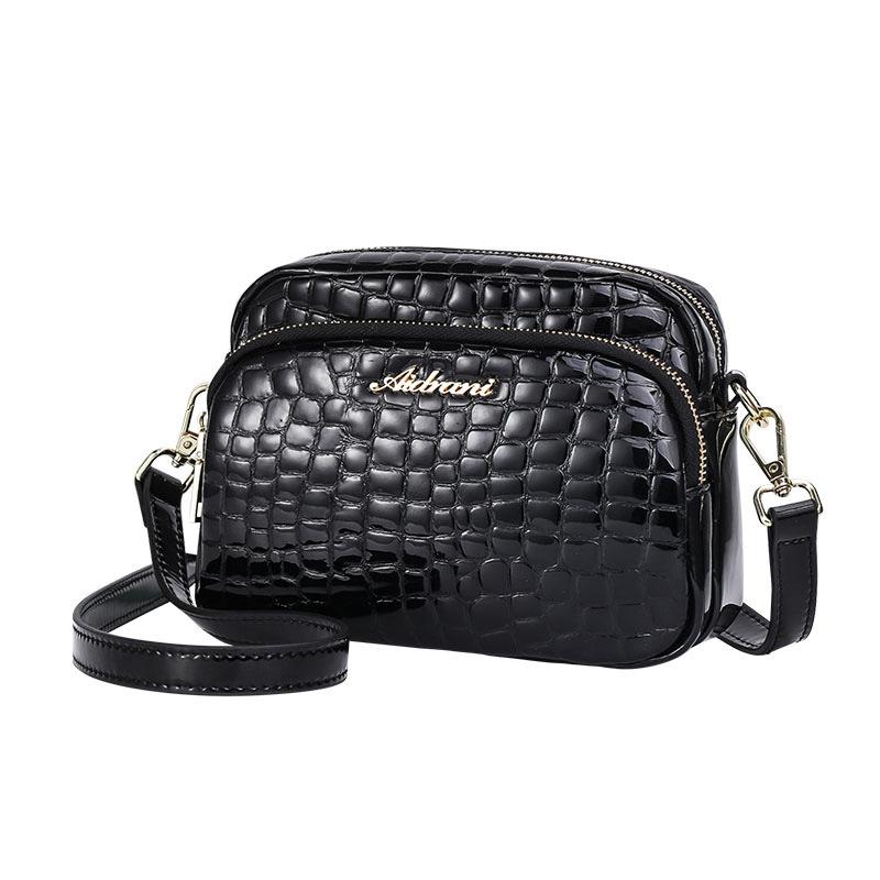Gem Pattern Bag Women's Bag New Trendy and Fashionable Women's Bag Genuine Leather One-shoulder Crossbody Bag Women's Bag