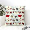 Striped Painted Color Print Pattern Pillow Case Linen Pillow Case Sofa Home Decor Cushion Cover Cushion Cove
