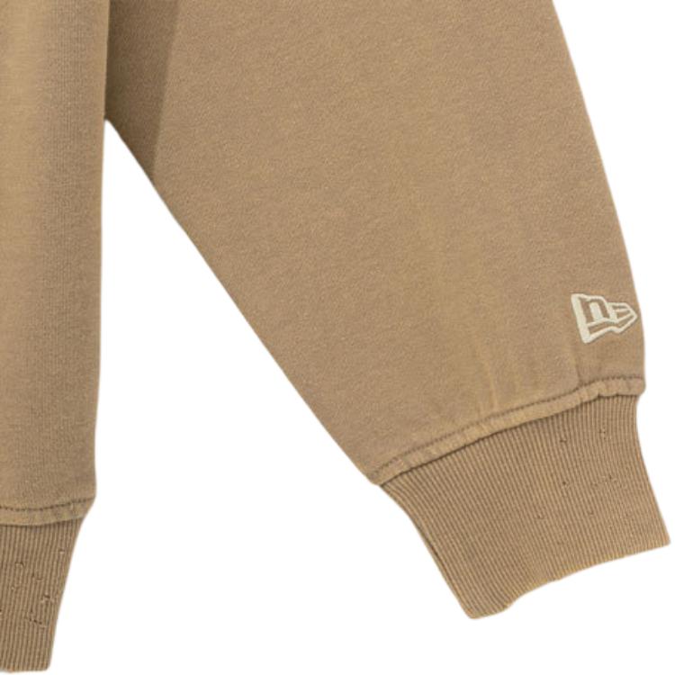 New Era Back Print Logo Pullover American Sweatshirt Unisex Sweatshirt Light-Brown 13276322