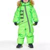 Windproof Waterproof Boys Girls Children's Printed One Piece Ski Suit