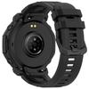 Sweatproof Sport Silicone Straps Multiple Hole Adjustable Universal Fit Flexible Soft Silicone Watch Band for Smartwatches