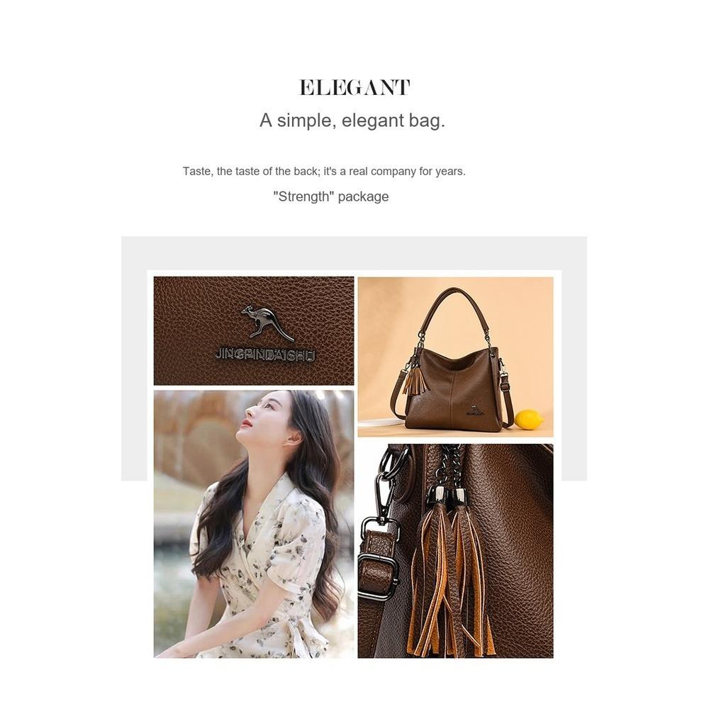 Lightweight Large Capacity Faux Leather Multipurpose Storage Bag for Daily Use