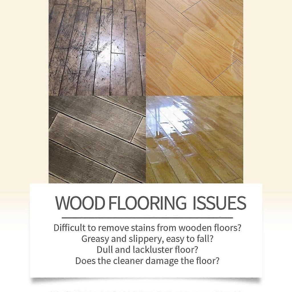 Limited time!!Jaysuing Wood Floor Cleaner Wood Floor Cleaning Odor Stains Fragrance Brightening Polishing Cleaner