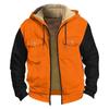 Men's Thickened Button Double Pocket Jacket With Pocket Insert Cotton Jacket