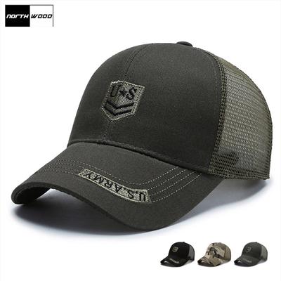 Czapka z siateczki w kamuflażu Czapka baseballowa dla mężczyzn i kobiet w kamuflażu Letnia oddychająca czapka